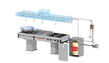 Wet Chemical Fire Suppression System